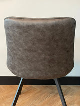 Eetkamerstoel Luna - Microvezel Grijs