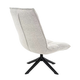 Draaifauteuil Luke – Bouclé Beige