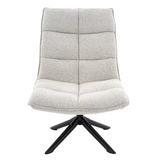 Draaifauteuil Luke – Bouclé Beige