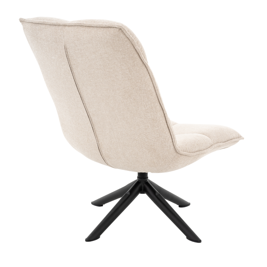 Draaifauteuil Luke – Linnen Beige