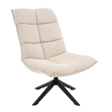 Draaifauteuil Luke – Linnen Beige
