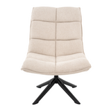 Draaifauteuil Luke – Linnen Beige