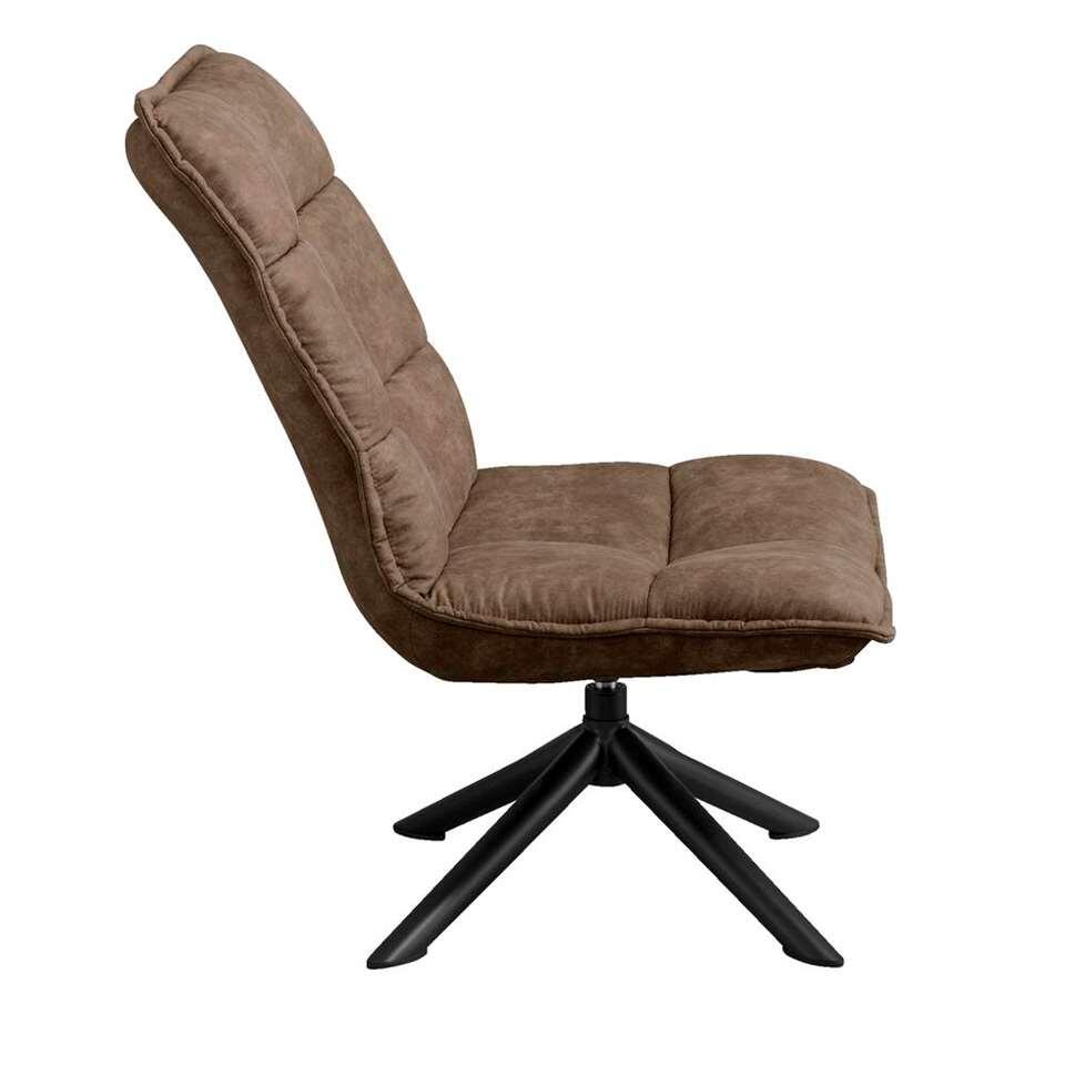 Draaifauteuil Luke – Microleder Taupe
