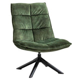 Draaifauteuil Luke – Velvet Mosgroen