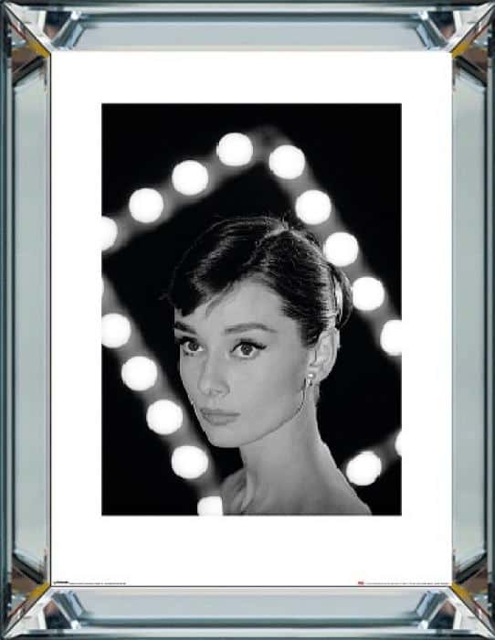 Spiegellijst 70x90cm Audrey Hepburn