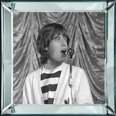 Spiegellijst 40x40cm Mick Jagger