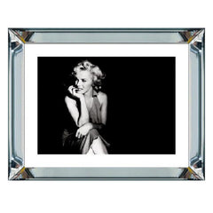 Spiegellijst 90x70 cm Marlyn Monroe