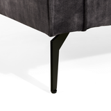 2-Zits Bank Nina - Velvet Antraciet
