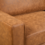 2-Zits Bank Nina - Microleder Cognac