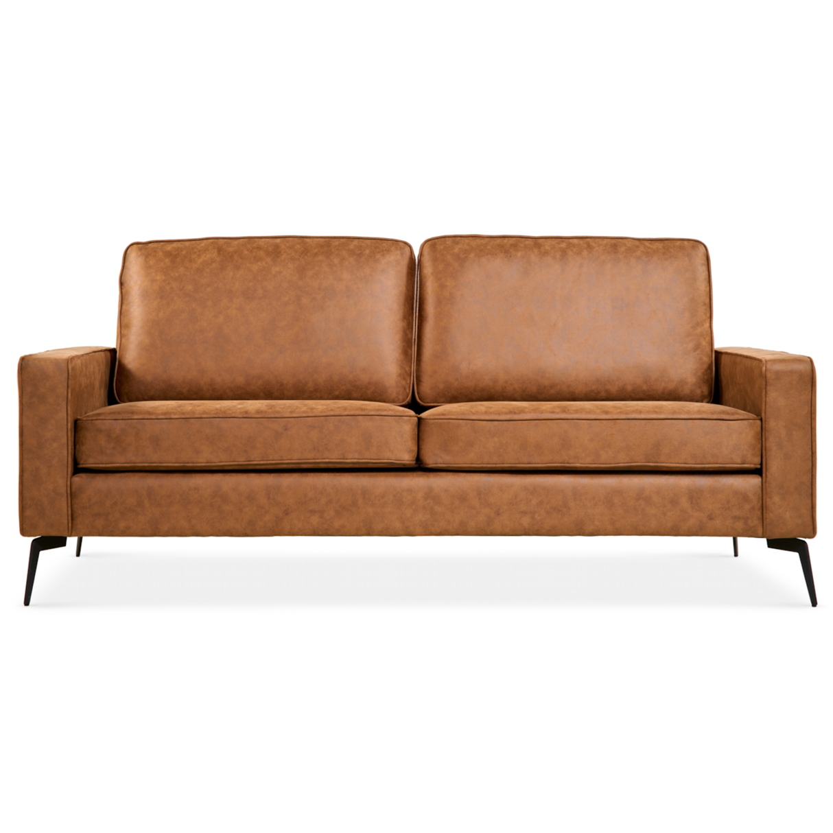 2-Zits Bank Nina - Microleder Cognac