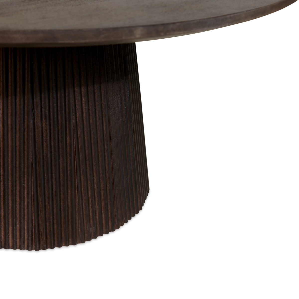 Bijzettafel Mona 60 - Donkerbruin Mangohout