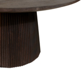 Bijzettafel Mona 60 - Donkerbruin Mangohout