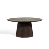 Bijzettafel Mona 80 - Donkerbruin Mangohout