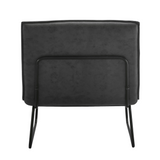 Fauteuil Jamo - Microleder Antraciet