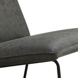 Fauteuil Jamo - Microleder Antraciet