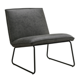 Fauteuil Jamo - Microleder Antraciet