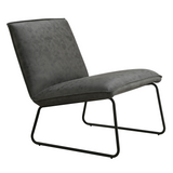 Fauteuil Jamo - Microleder Antraciet