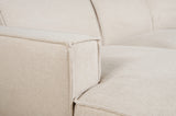 Hoekbank Kato - Linnen Beige, Hoek Links