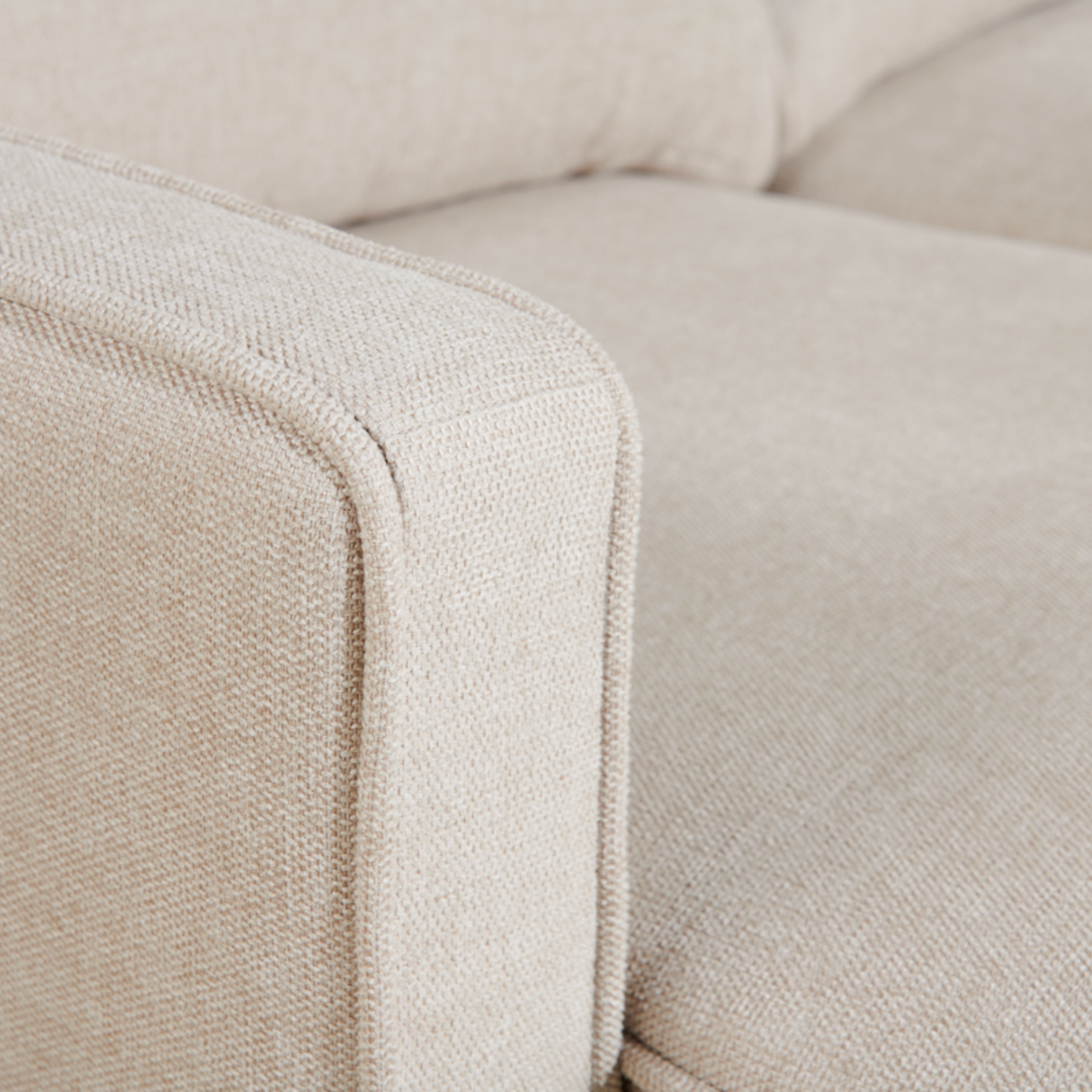 Hoekbank Jack - Linnen Beige, Hoek Wisselbaar