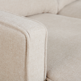 Hoekbank Jack - Linnen Beige, Hoek Wisselbaar