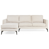 Hoekbank Jack - Linnen Beige, Hoek Wisselbaar