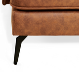 Hoekbank Jack - Microleder Cognac, Hoek Wisselbaar