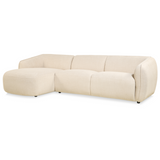 Hoekbank Leo - Stof Beige