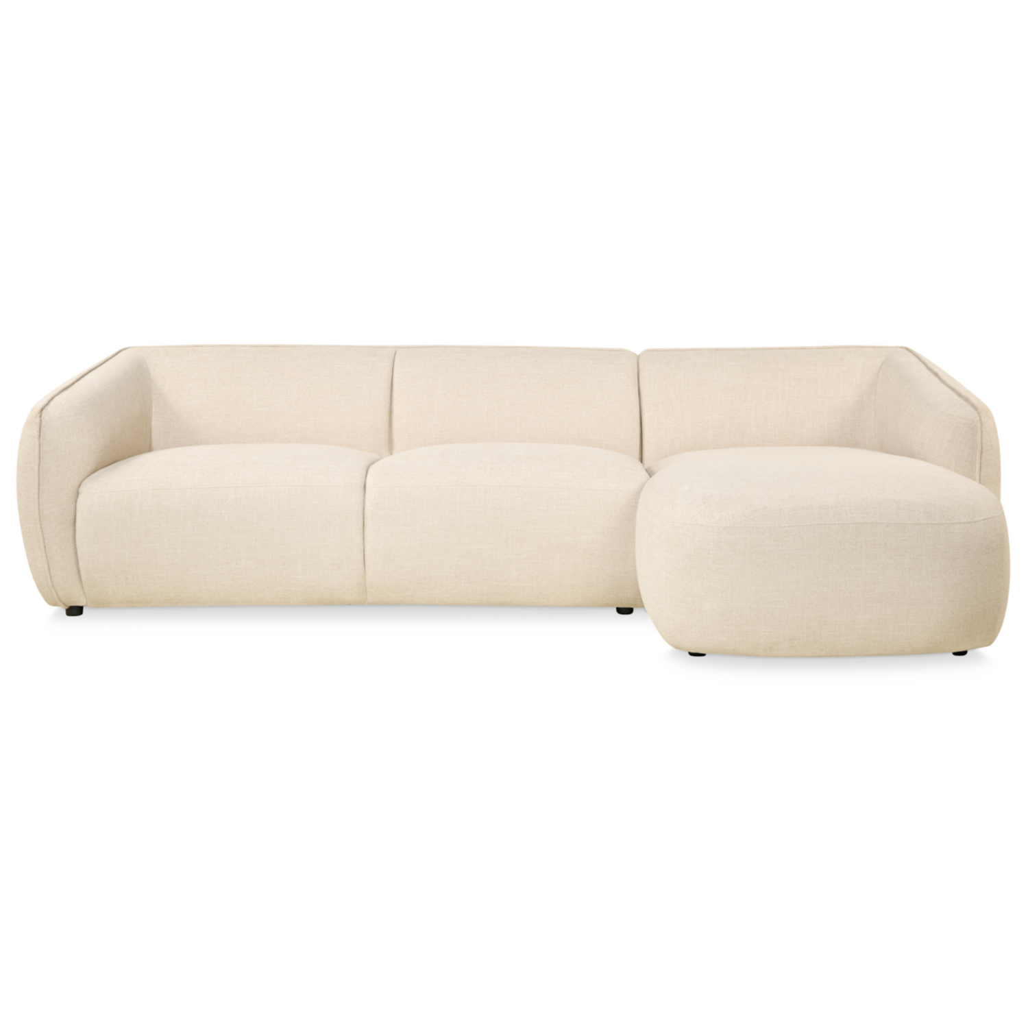 Hoekbank Leo - Stof Beige