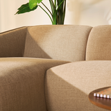 Hoekbank Leo - Stof Taupe