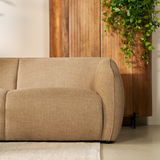 Hoekbank Leo - Stof Taupe