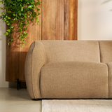 Hoekbank Leo - Stof Taupe, Hoek Rechts