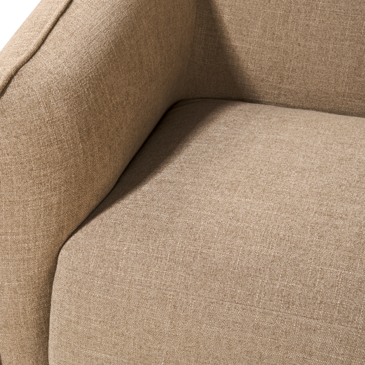 Hoekbank Leo - Stof Taupe, Hoek Rechts