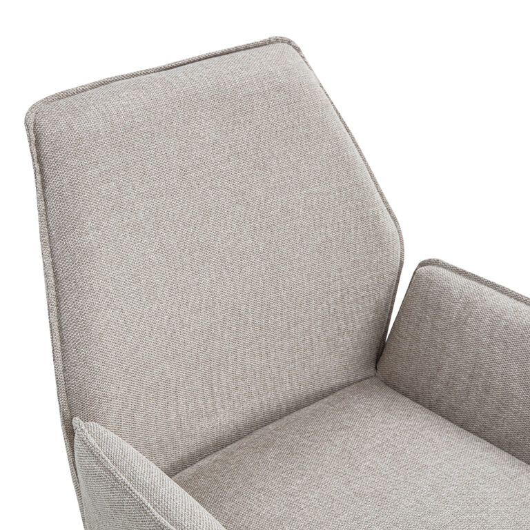 Draaibare Eetkamerstoel Jenn - 180° Auto-Return - Linnen Beige