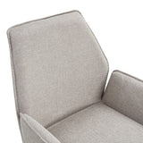 Draaibare Eetkamerstoel Jenn - 180° Auto-Return - Linnen Beige