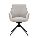 Draaibare Eetkamerstoel Jenn - 180° Auto-Return - Linnen Beige