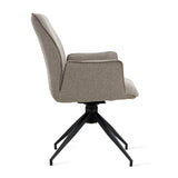 Draaibare Eetkamerstoel Jenn - 180° Auto-Return - Linnen Taupe