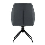 Draaibare Eetkamerstoel Jenn - 180° Auto-Return - Velvet Antraciet