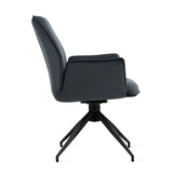 Draaibare Eetkamerstoel Jenn - 180° Auto-Return - Velvet Antraciet