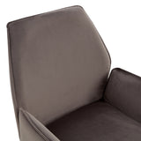 Draaibare Eetkamerstoel Jenn - 180° Auto-Return - Velvet Grijs