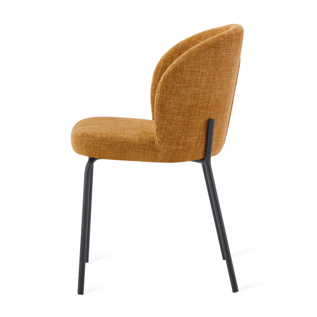 Eetkamerstoel Leia – Stof Oker Geel