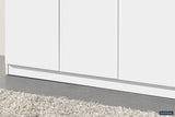 Opbergkast 'Ray' 3 deuren en 4 legplanken Wit