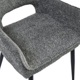 Eetkamerstoel Raisa – Stof Antraciet