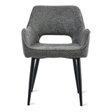 Eetkamerstoel Raisa – Stof Antraciet