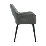 Eetkamerstoel Raisa – Stof Antraciet