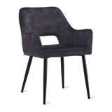 Eetkamerstoel Raisa – Velvet Antraciet