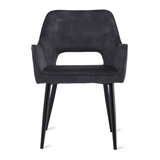 Eetkamerstoel Raisa – Velvet Antraciet