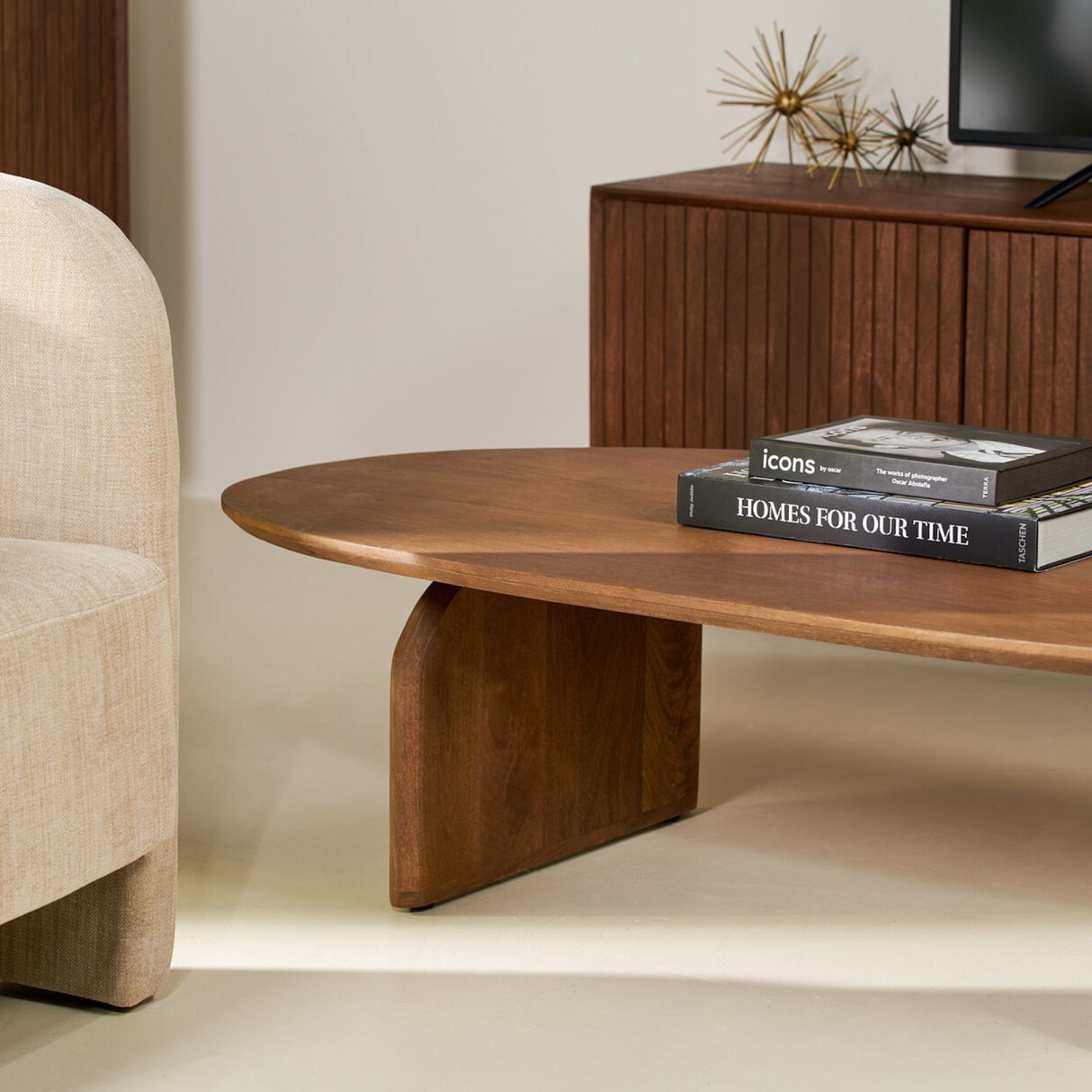 Salontafel Bente Hazel - Organisch 130cm