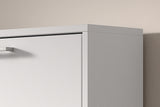 Schoenenkast 'Carini' 3 Laden Wit