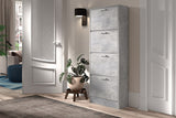 Schoenenkast 'Carini' 4 Laden Beton