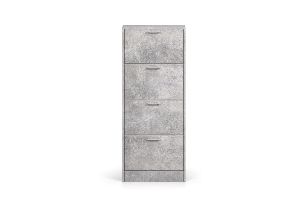 Schoenenkast 'Carini' 4 Laden Beton